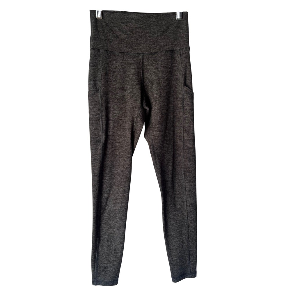 Aerie Chill Play Move Womens High Waisted Pocket Leggings Charcoal Grey Small S